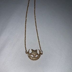 Star and moon necklace